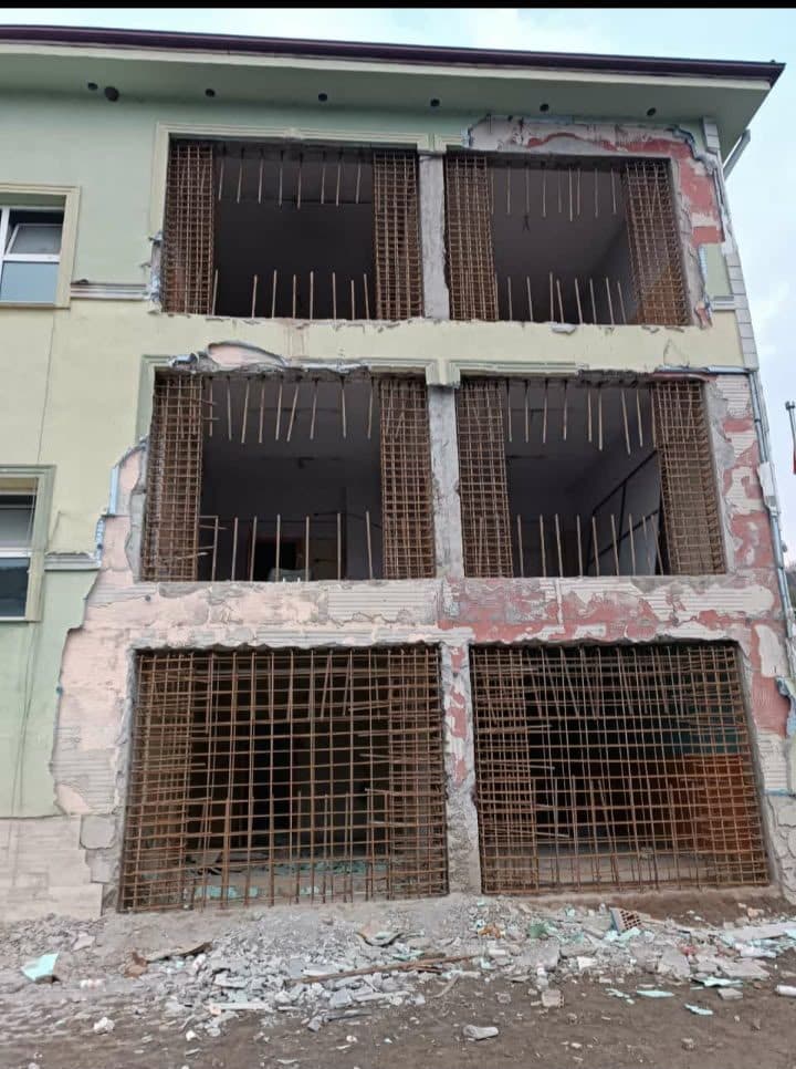 Betonarme güçlendirme uygulaması 1