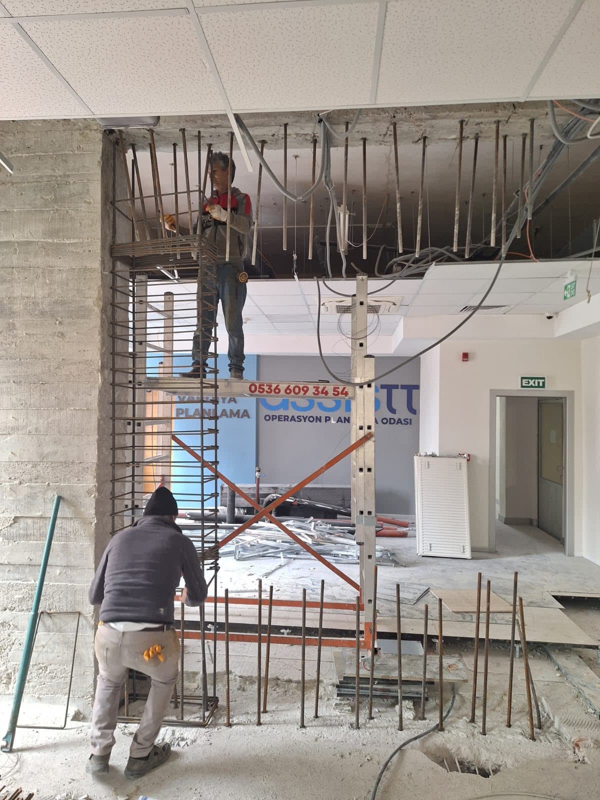 Betonarme güçlendirme uygulaması 3