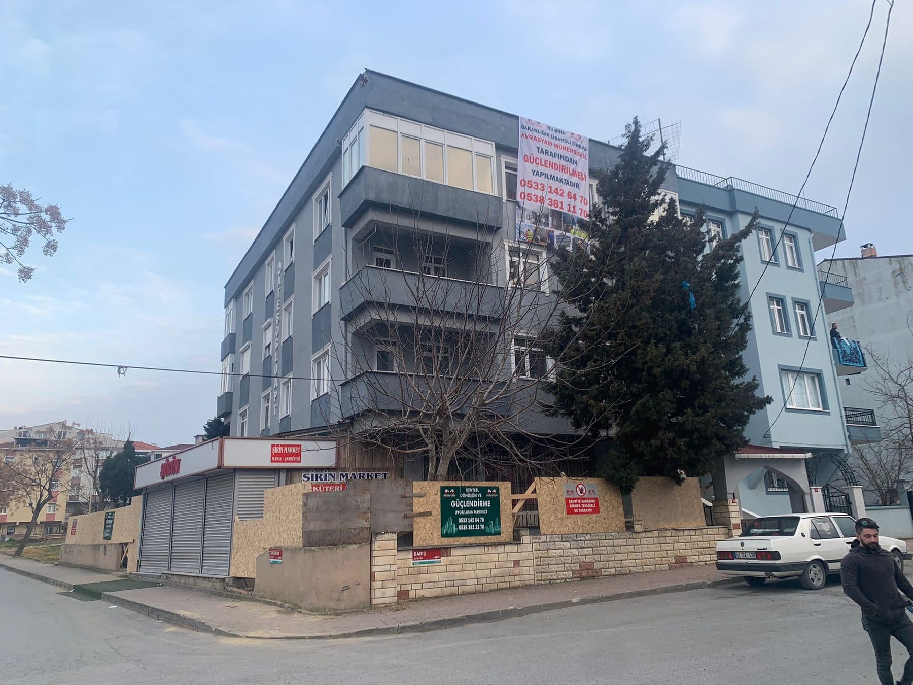 Avrasyam Mühendislik tarafından güçlendirilen bina