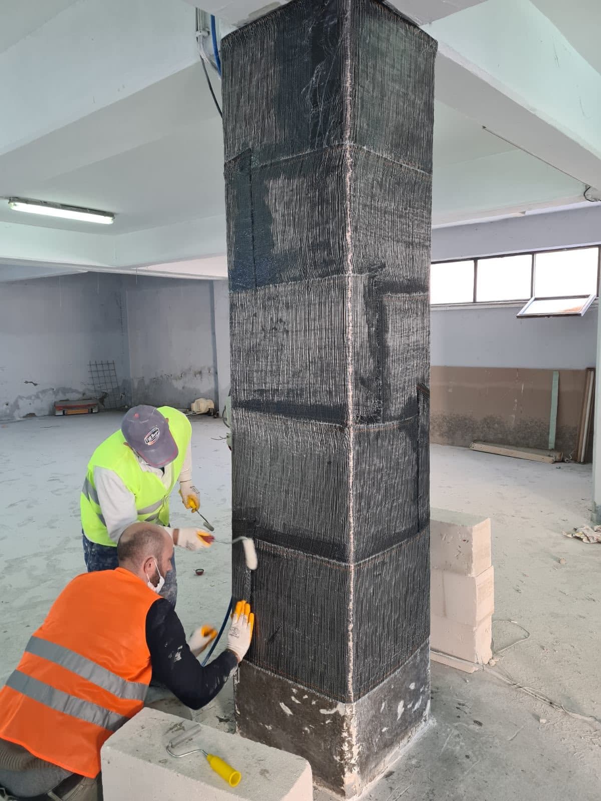 Karbonfiber güçlendirme uygulaması