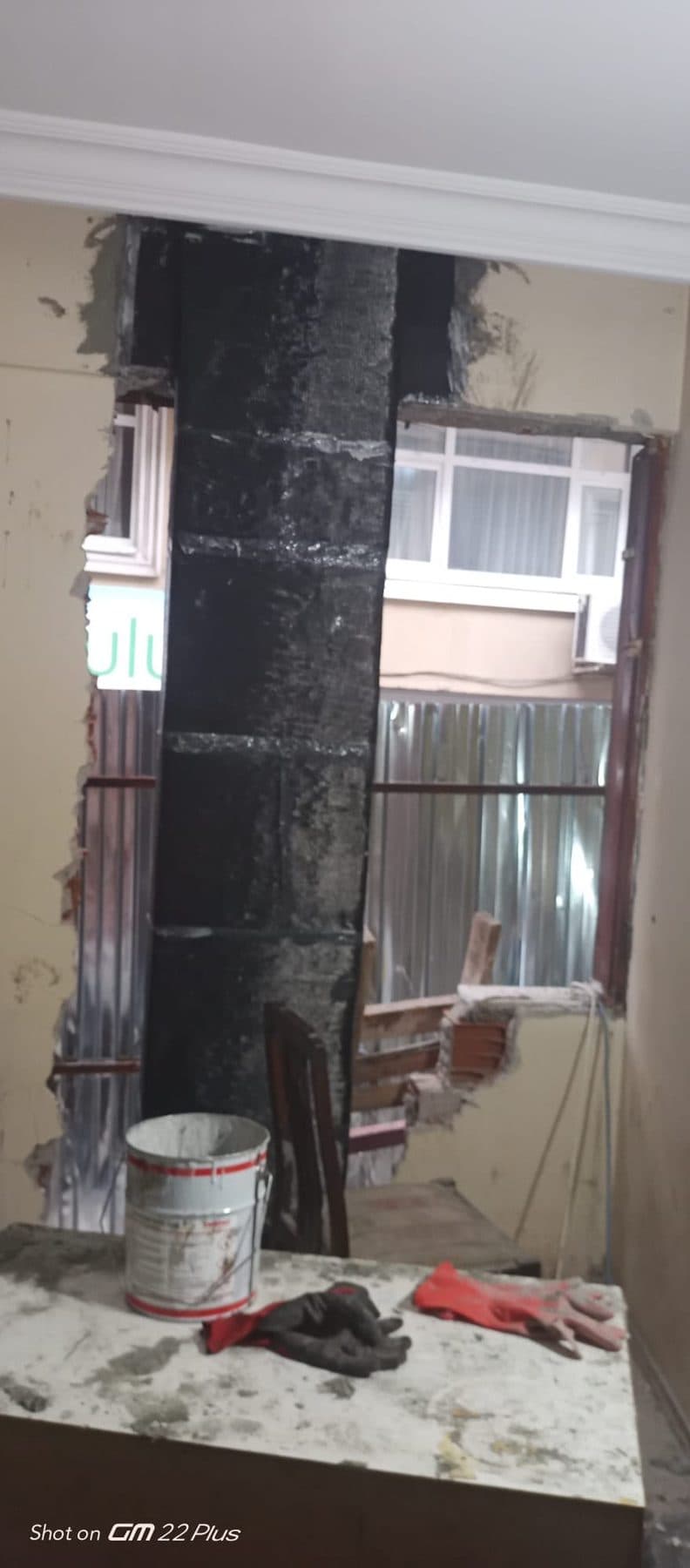 Karbonfiber güçlendirme uygulaması 17